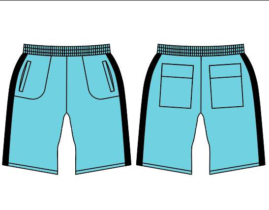 Sleepless - Shorts - Cyan
