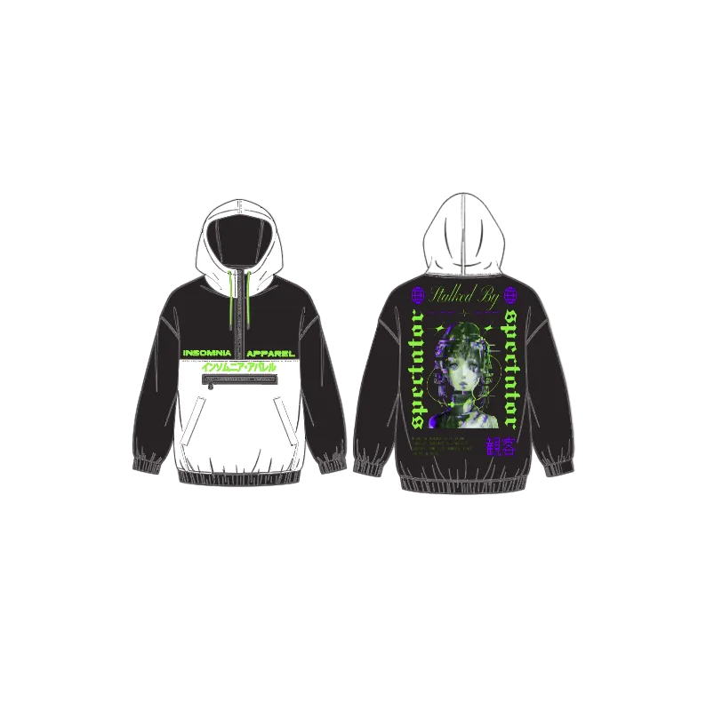 INSOMNIA - Digital Distortion - Windbreaker Hoodie
