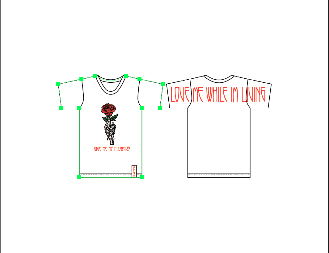 Give Me My Flowers -T-shirt