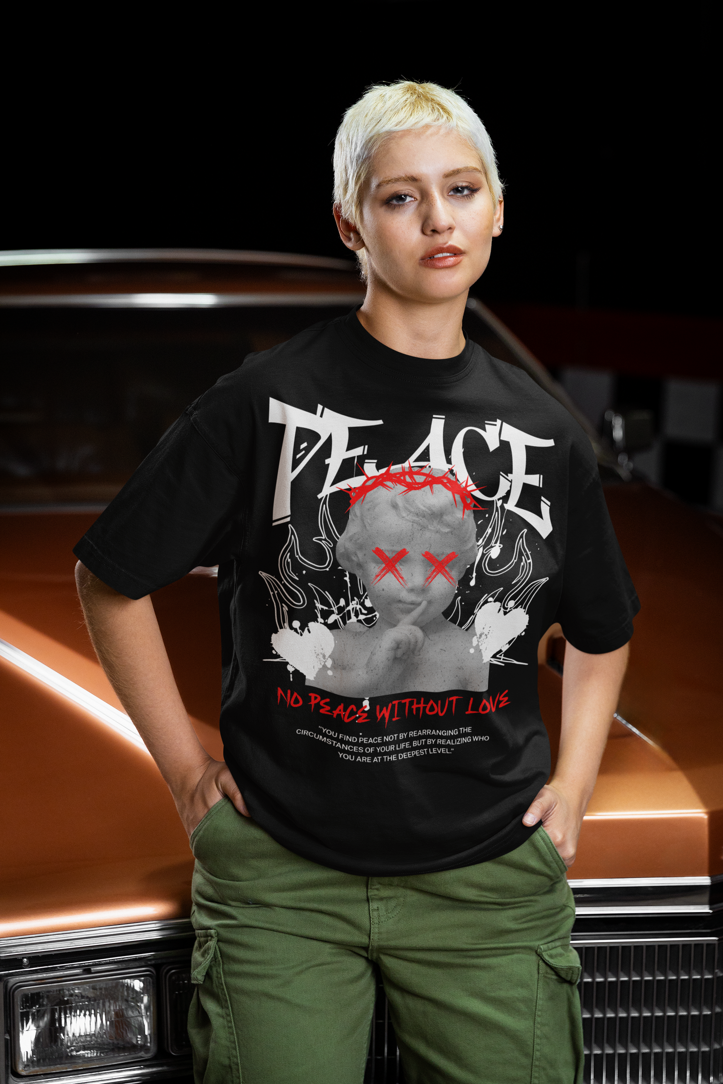 disturbed peace- T-shirt - Adults