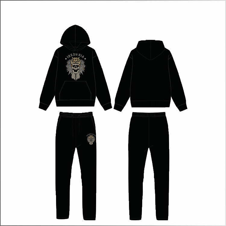 INSOMNIA “ The Last Chief” Sweat Suit Black