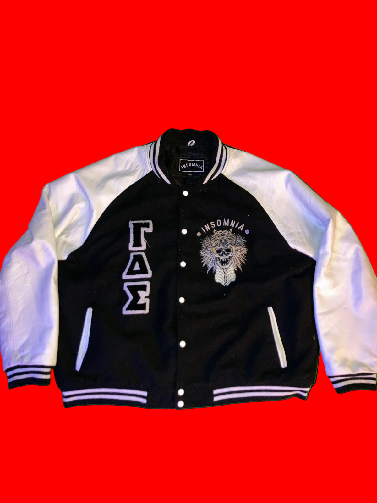 The Last Chief - Black - Letterman's jacket