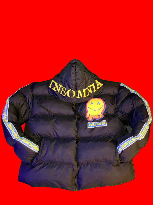 Numb - Black Puff Jacket -