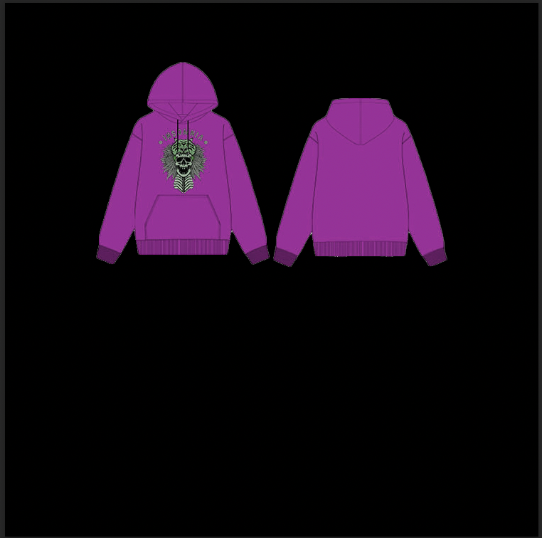 INSOMNIA “The Last Chief” Hoodie Purple Kids