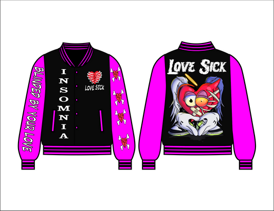 Love Is Blind - Purple- Letterman's Jacket Kids