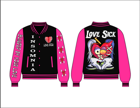 Love Is Blind - Pink - Letterman's Jacket Kids