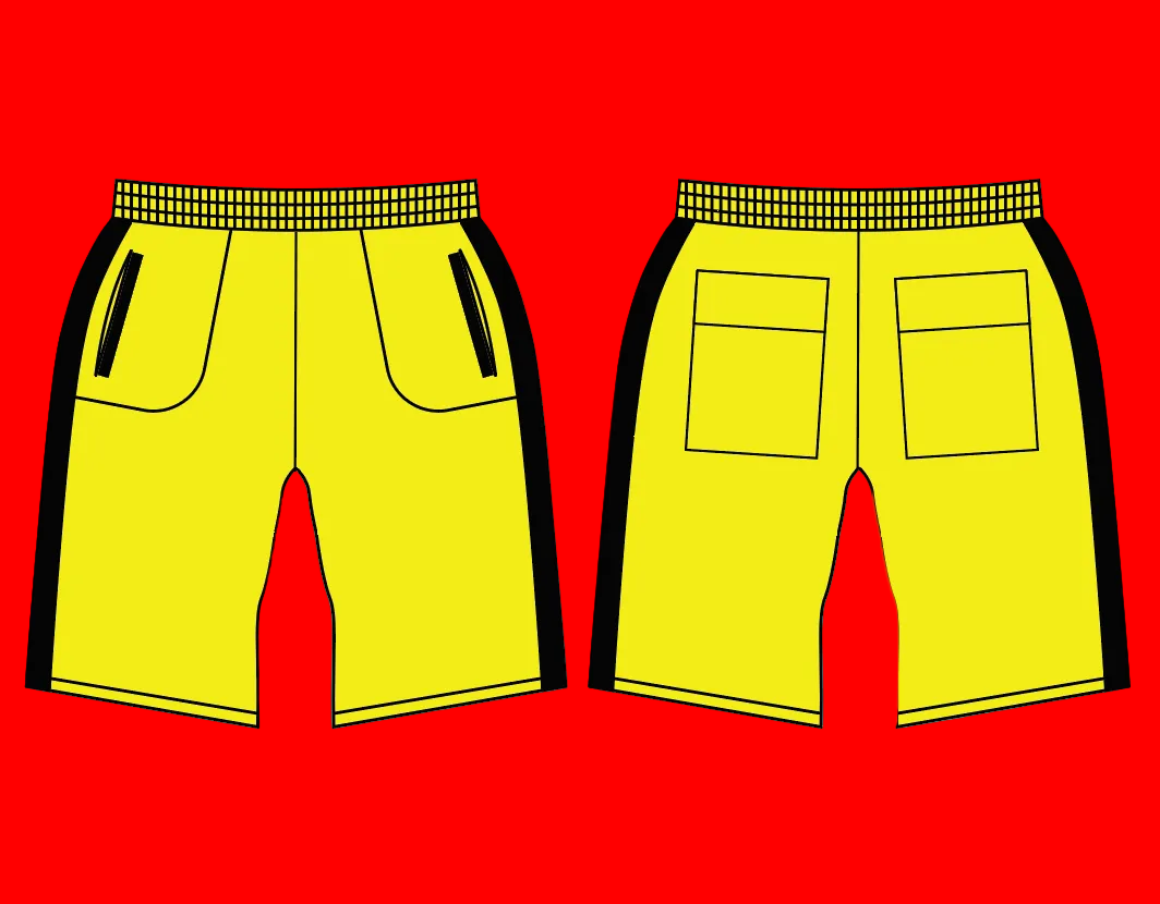 Sleepless Sinner - Shorts - Yellow
