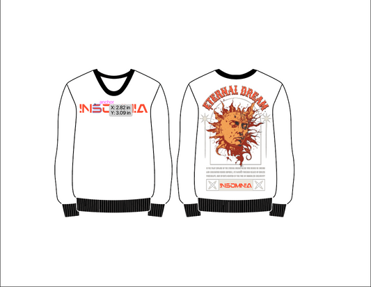 Eternal dream - crewneck - white
