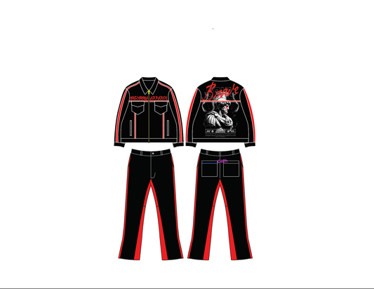INSOMNIA -  Brave Heart - denim set