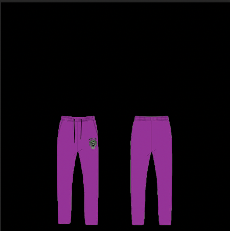 INSOMNIA “The Last Chief” Sweat Pants Purple Kids