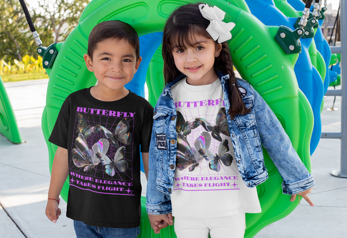 Butterfly Garden - T-shirt - Kids